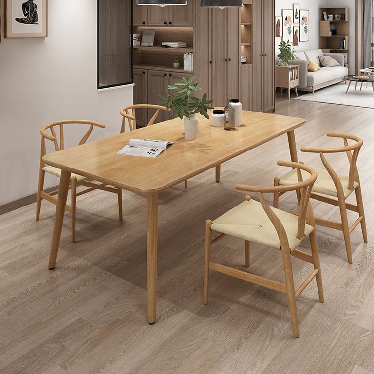 Modern 1/2/3/4/5/7 Pieces Dining Room Set Solid Wood Dining Table and Chairs Clearhalo 'Dining Room Sets' 'Dining Tables & Seating' 'dining_room_set' 'furn' 'furn_dining_room_set' 'Furniture' 'furniture_dining_room_set' 'Kitchen & Dining Furniture' 1200x1200_fac9daae-2a04-439a-990a-09c17bc580b1