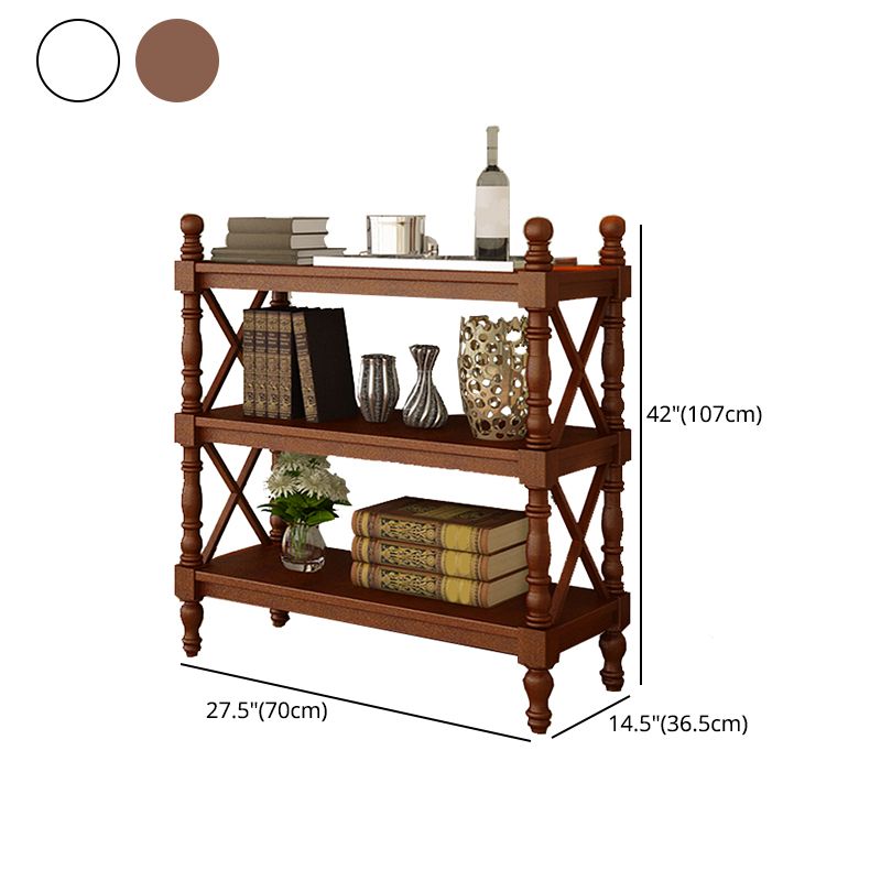 Solid Wood Bookshelf Industrial Bookcase 3-shelf Etagere With Rectangular Shelves Clearhalo 'Bookcases' 'furn' 'furn_bookcases' 'Furniture' 'furniture_bookcases' 'Office Furniture' 1200x1200_faca83a9-9fc2-46d7-8062-bac6759e8dbc