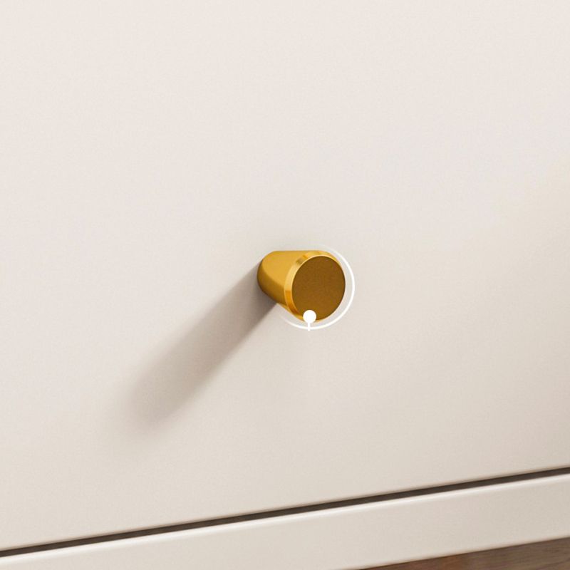 Zeitgenössischer Massivholz Nachttisch Schubladen Aufbewahrung Nachttisch