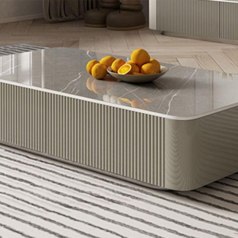 Pedestal Glam Coffee Table Rectangle Slate Single Coffee Table with Drawer Clearhalo 'Coffee & Accent Tables' 'Coffee Tables' 'coffee_tables' 'furn' 'furn_coffee_tables' 'Furniture' 'Living Room Furniture' 1200x1200_faccb7e1-a808-4ebb-b38d-def5b452c70c