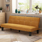 Modern Biscuit Back Standard Sofa 2/3-Seater Velvet Armless Convertible Sofa Clearhalo 'furn' 'furn_sofas' 'Furniture' 'furniture_sofas' 'kitchen' 'kitchen_sofas' 'Living Room Furniture' 'Sofa' 'sofas' 1200x1200_fad12081-faf2-48ee-a0d9-9ec5d6e4046a