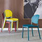 Contemporary Plastic Dining Side Chair Matte Finish Open Back Dining Side Chair Clearhalo ' kitchen&dining_furn' 'Dining Chairs' 'Dining Tables & Seating' 'dining_chair' 'furn' 'furn_dining_chair' 'Furniture' 'furniture_dining_chair' 'Kitchen & Dining Furniture' 'kitchen' 1200x1200_fad24936-06c9-45bb-bce9-9bf084c0a43f