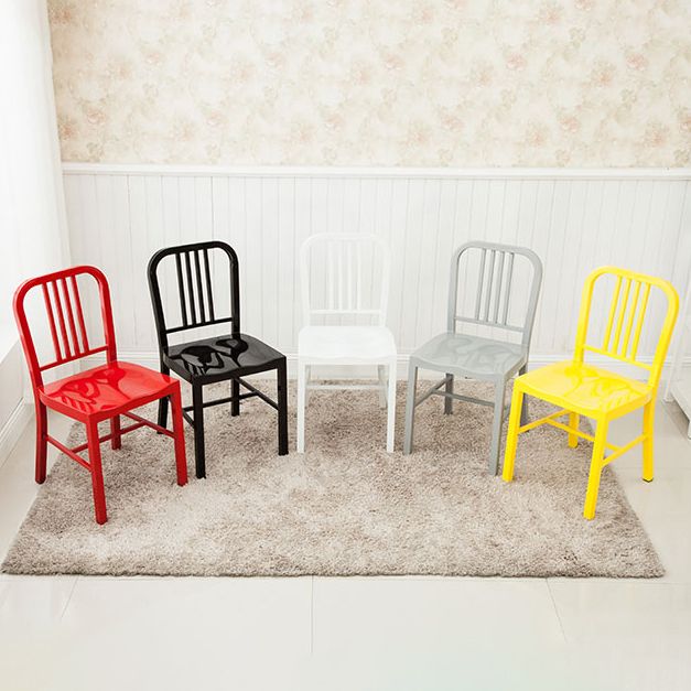 Industrial Dining Chair Windsor Back Side Chair with Metal Legs for Home Use Clearhalo ' kitchen&dining_furn' 'Dining Chairs' 'Dining Tables & Seating' 'dining_chair' 'furn' 'furn_dining_chair' 'Furniture' 'furniture_dining_chair' 'Kitchen & Dining Furniture' 'kitchen' 1200x1200_fad2747f-9af6-4b54-b9d4-4db46cb907cc