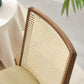 Traditional Style Dining Chair Armless Chairs with Wood Legs for Home