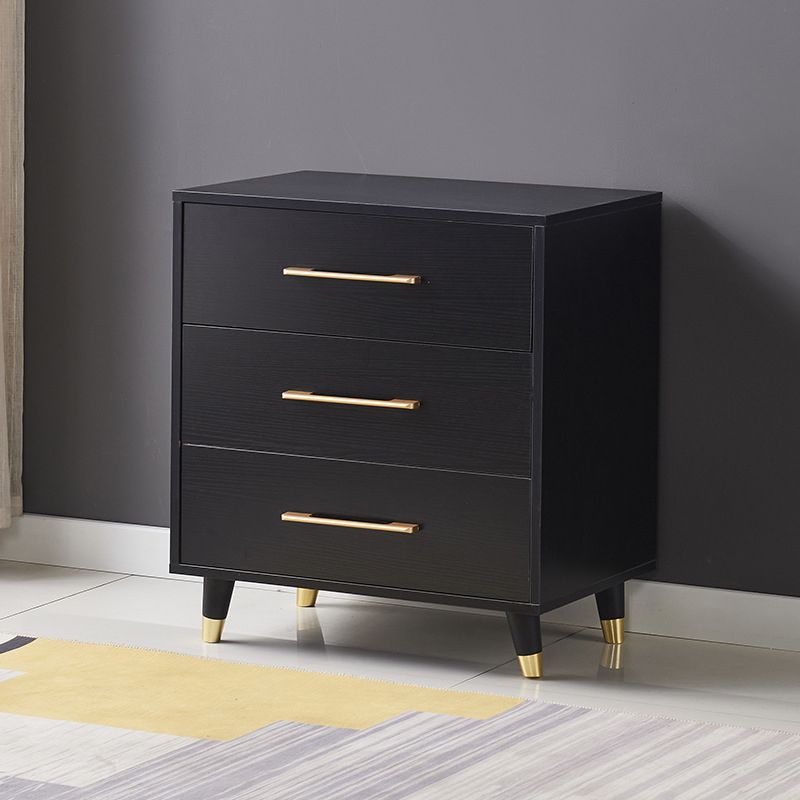 White / Black Storage Chest 16" W Vertical Lingerie Chest for Bedroom