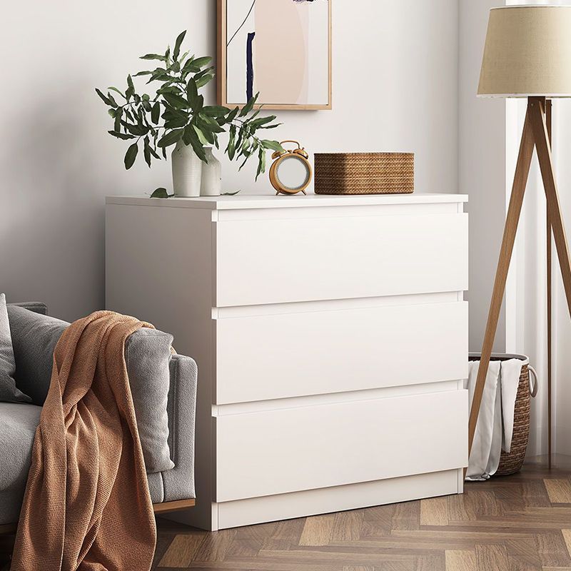 Commode de rangement contemporaine en bois manufacturé avec 3/4/5/6/8 tiroirs