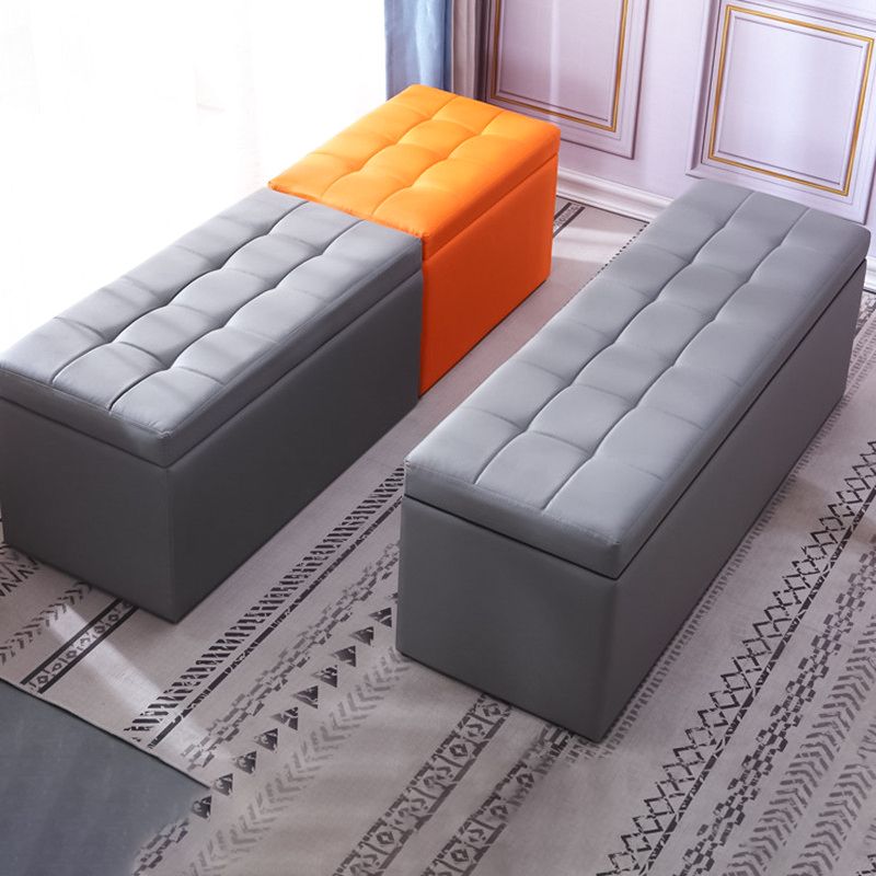 15.7" W Cushioned Seating Bench Modern Upholstered Entryway Bench Clearhalo 'Benches' 'Chairs & Seating' 'furn' 'furn_benches' 'Furniture' 'Living Room Furniture' 1200x1200_fad505ac-99a6-4175-b33c-2b98835aae3c