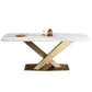 Sintered Stone White Dining Table Simplicity Pedestal Table for Dining Room Clearhalo ' dining_table' 'Dining Tables & Seating' 'Dining Tables' 'furn' 'furn_dining_table' 'Furniture' 'furniture_dining_table' 'Kitchen & Dining Furniture' 'kitchen&dining_furn' 'kitchen' 'kitchen_dining_table' 1200x1200_fad925b7-1f75-4793-bbd6-6cd3af917995