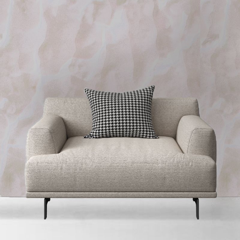 Contemporary Living Room Beige Sofa Square Arm Standard Settee Clearhalo 'furn' 'furn_sofas' 'Furniture' 'furniture_sofas' 'Living Room Furniture' 'Sofa' 'sofas' 1200x1200_fad9c358-9190-471f-89d9-a659efefa859