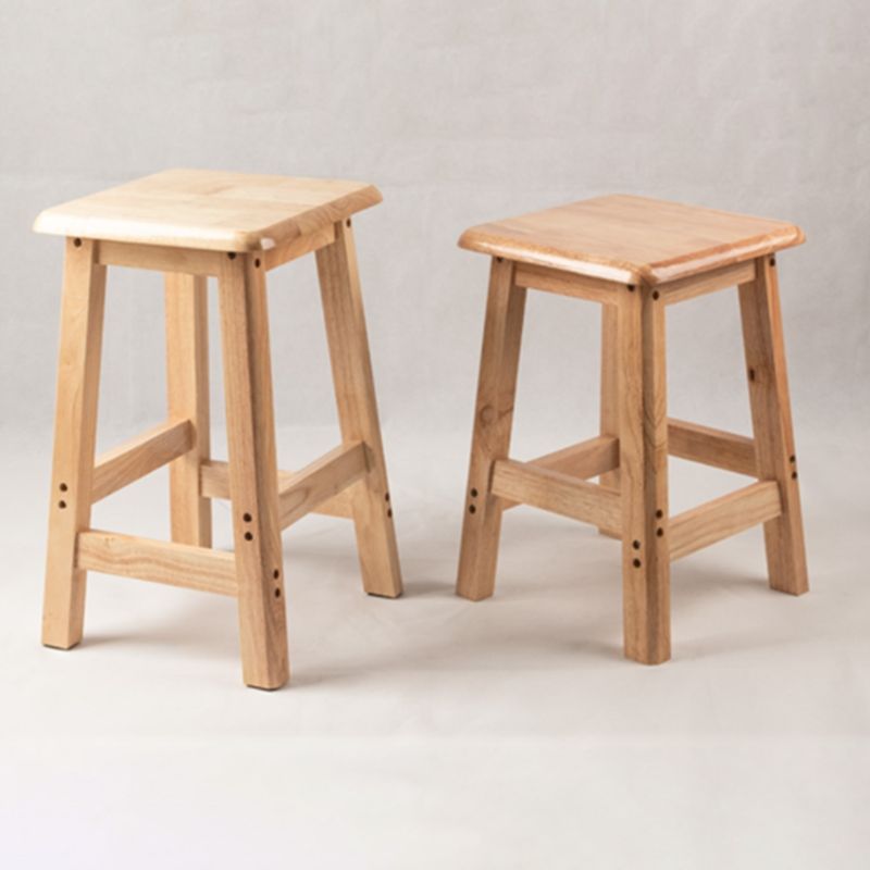 Oak Wood Modern Bar Stool Backless Footrest Indoor Counter-height Stool Clearhalo 'Bar Furniture' 'Bar Stools' 'bar_stools' 'furn' 'furn_bar_stools' 'furniture_bar_stools' 'Kitchen & Dining Furniture' 'kitchen&dining_furn' 'kitchen' 'kitchen_furn' Furniture' 1200x1200_fad9edef-bc4b-4d69-b660-296637cd0df6