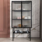 Sideboard di ferro della porta di vetro moderno server moderno con spazio per il soggiorno cucina
