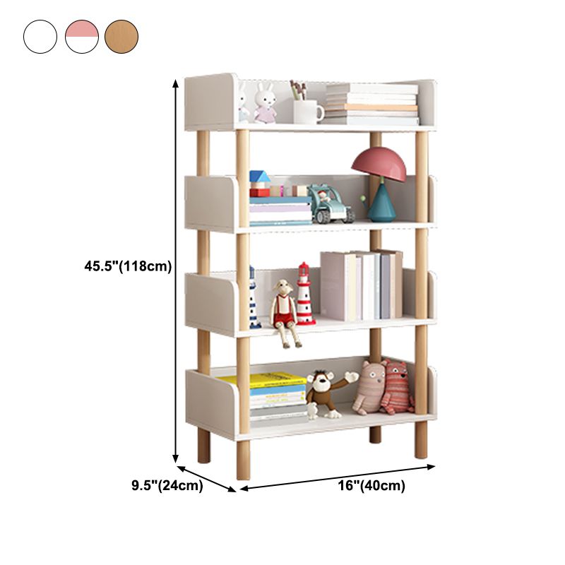 Modern Style Bookshelf Engineer Wood Open Back Bookcase for Home Clearhalo 'Bookcases' 'furn' 'furn_bookcases' 'Furniture' 'Office Furniture' 1200x1200_fadc73b9-4f26-4778-b5b2-184bd01d2c15