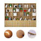 Closed Wooden Bookshelf Nordic Home Living Room Standard Bookcase