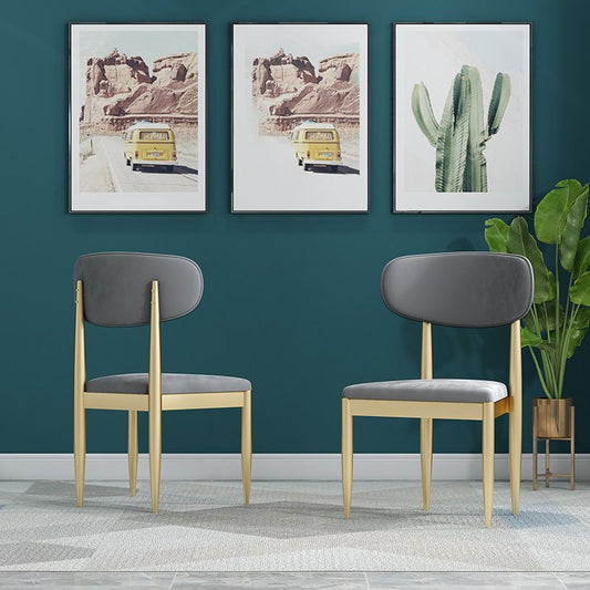 Upholstered Chair Scandinavian Style Open Back Dining Side Chair Clearhalo 'Dining Chairs' 'Dining Tables & Seating' 'dining_chair' 'furn' 'furn_dining_chair' 'Furniture' 'Kitchen & Dining Furniture' 1200x1200_fae0dfca-b438-4599-b5e9-1fdecac0c384