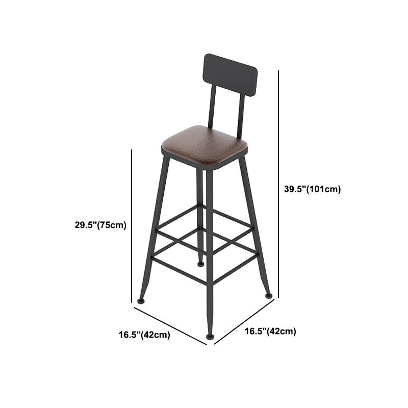 Industrial Wood Bar Table Set 1/2/7 Pieces Rectangular Counter Set for Home Use Clearhalo 'Bar Furniture' 'furn' 'furn_home_bar_bar_sets' 'Furniture' 'Home Bars & Bar Sets' 'home_bar_bar_sets' 'Kitchen & Dining Furniture' 1200x1200_fae82630-d0b7-4fde-9549-fb94fe84717a