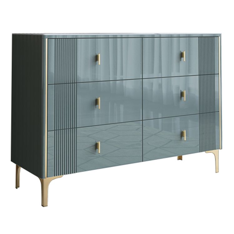 Modern Style Stone Buffet Sideboard 15.7"D Dining Room Buffet Server with Drawer Clearhalo 'buffet_sideboard' 'Buffets & Sideboards' 'Furniture' 'furniture_buffet_sideboard' 'Kitchen & Dining Furniture' 1200x1200_fae8bc5e-6b6f-4b80-9139-ee4470747abe