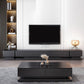 Black Stone TV Stand Console Contemporary TV Media with 3 Drawers Clearhalo 'furn' 'furn_tv_stands_entertainment_centers' 'Furniture' 'Living Room Furniture' 'TV Stands & Entertainment Centers' 'TV Stands & Media Storage Furniture' 'tv_stands_entertainment_centers' 1200x1200_fae8d0ff-6f1c-4187-a2cb-1547ec9ededc