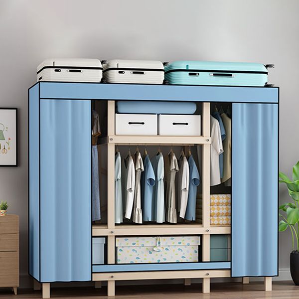 Contemporary Style Wardrobe Pine Solid Wood 1-Door Wardrobe Closet for Bedroom Clearhalo 'Armoires & Wardrobes' 'armoires_wardrobes' 'Bedroom Furniture' 'furn' 'furn_armoires_wardrobes' 'Furniture' 1200x1200_fae9885d-0025-47d9-a62c-9392175c1127