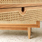 Gabinetto di sideboard del soggiorno rattan mobile moderno server buffet con cassetto