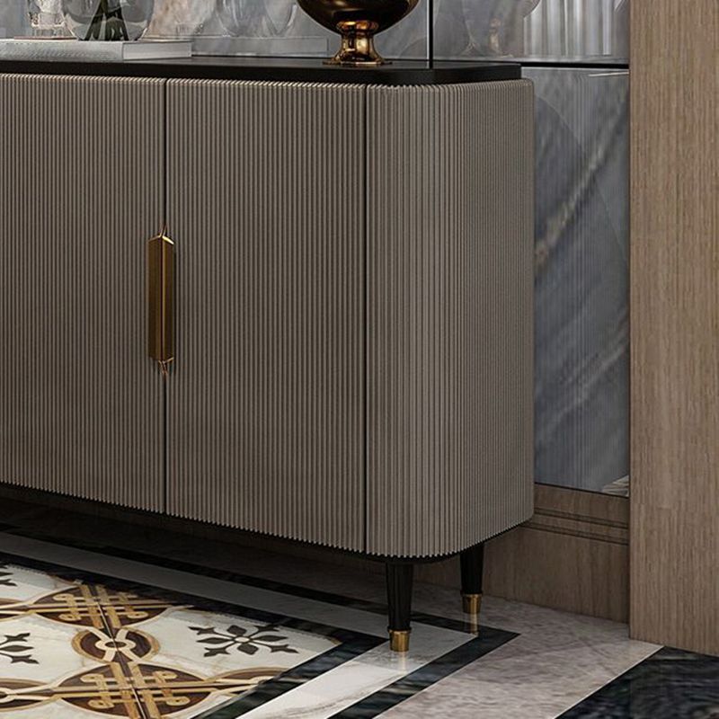 Modern Standard Accent Cabinet Wood Bar Pulls 4 - Doors Cabinet Clearhalo 'Cabinets & Chests' 'cabinets_chests' 'furn' 'furn_cabinets_chests' 'Furniture' 'Living Room Furniture' 1200x1200_faedc0c7-6f82-4a69-8c78-dd1b9735c1ab