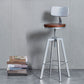 Tabouret de bar à tabouret en bois de style industriel pour le salon