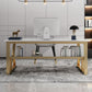 Glam Stone Office Desk Rectangular Golden Writing Desk for Office Clearhalo 'furn' 'furn_office_desk' 'Furniture' 'Office Desks' 'Office Furniture' 'office_desk' 1200x1200_faf25064-7166-49f1-93a6-82f83eb759ff
