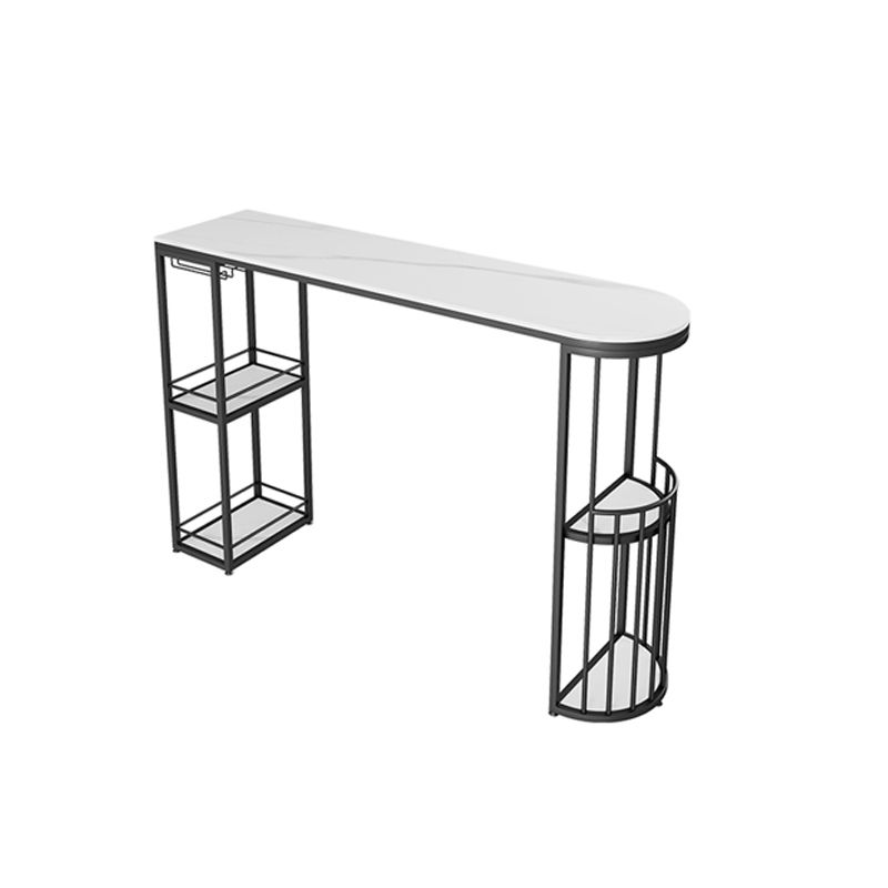 Contemporary Style 1/2/3 Pieces Stone Specialty Bar Table Set for Indoor