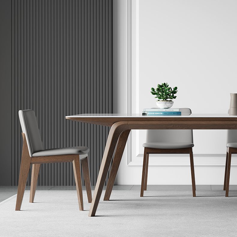 Designer Style Sintered Stone Top Dining Set Rectangle 1/3/4/5/7 Pieces Dining Table Set Clearhalo 'Dining Room Sets' 'Dining Tables & Seating' 'dining_room_set' 'furn' 'furn_dining_room_set' 'Furniture' 'Kitchen & Dining Furniture' 1200x1200_faf77888-3198-4a7d-bc93-a4e3510cb10c