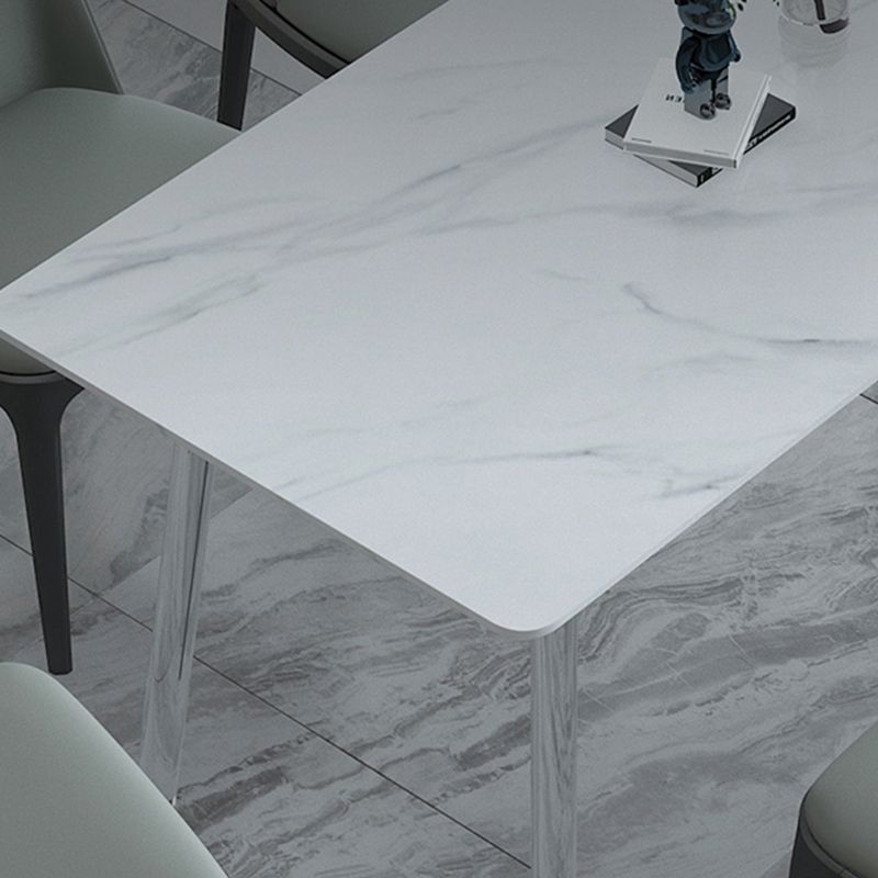 Sintered Stone Dining Table Modern Rectangle Dining Table with Acrylic Base for Home Use Clearhalo ' dining_table' 'Dining Tables & Seating' 'Dining Tables' 'furn' 'furn_dining_table' 'Furniture' 'furniture_dining_table' 'Kitchen & Dining Furniture' 'kitchen&dining_furn' 'kitchen' 'kitchen_dining_table' 1200x1200_fafa3568-7348-415c-a8bc-97d27b86c663
