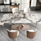 Metal Modern Rectangular Dining Table Sintered Stone Dining Table with Pedestal Base Clearhalo ' dining_table' 'Dining Tables & Seating' 'Dining Tables' 'furn' 'furn_dining_table' 'Furniture' 'furniture_dining_table' 'Kitchen & Dining Furniture' 'kitchen&dining_furn' 'kitchen' 'kitchen_dining_table' 1200x1200_fb0178b9-8003-4e69-b23b-22898c727421