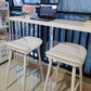 Scandinavian Style Bar-stool with Square Seat Counter Chair for Kitchen(Bar Set of 2) Clearhalo 'Bar Furniture' 'Bar Stools' 'bar_stools' 'furn' 'furn_bar_stools' 'furniture_bar_stools' 'Kitchen & Dining Furniture' 'kitchen&dining_furn' 'kitchen' 'kitchen_furn' Furniture' 1200x1200_fb02ec3f-dcb9-4a88-8f28-d5ee435e6e96