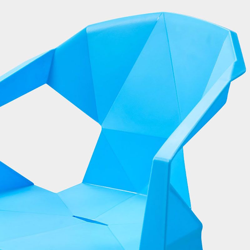 Contemporary Style Stackable Chair Dining Arm Chair with Plastic Legs Clearhalo 'Dining Chairs' 'Dining Tables & Seating' 'dining_chair' 'furn' 'furn_dining_chair' 'Furniture' 'furniture_dining_chair' 'Kitchen & Dining Furniture' 1200x1200_fb055d9c-3558-426d-affc-bfa76319c56a