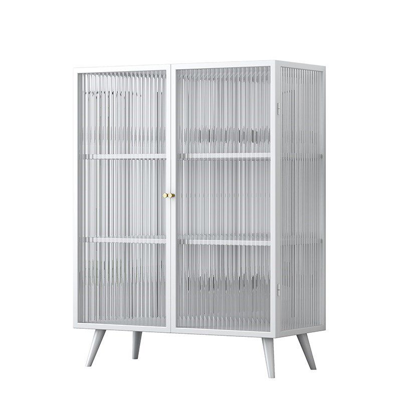 Bouchon de cuisine avec armoires Matte Finish Metal Modern Dining Server