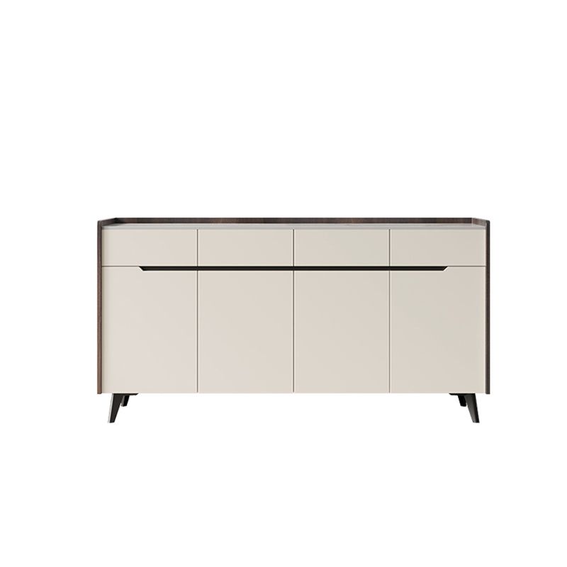 Rettangole Sideboard Sideboard Sinterite Sinterite Siete con cassetti e porte