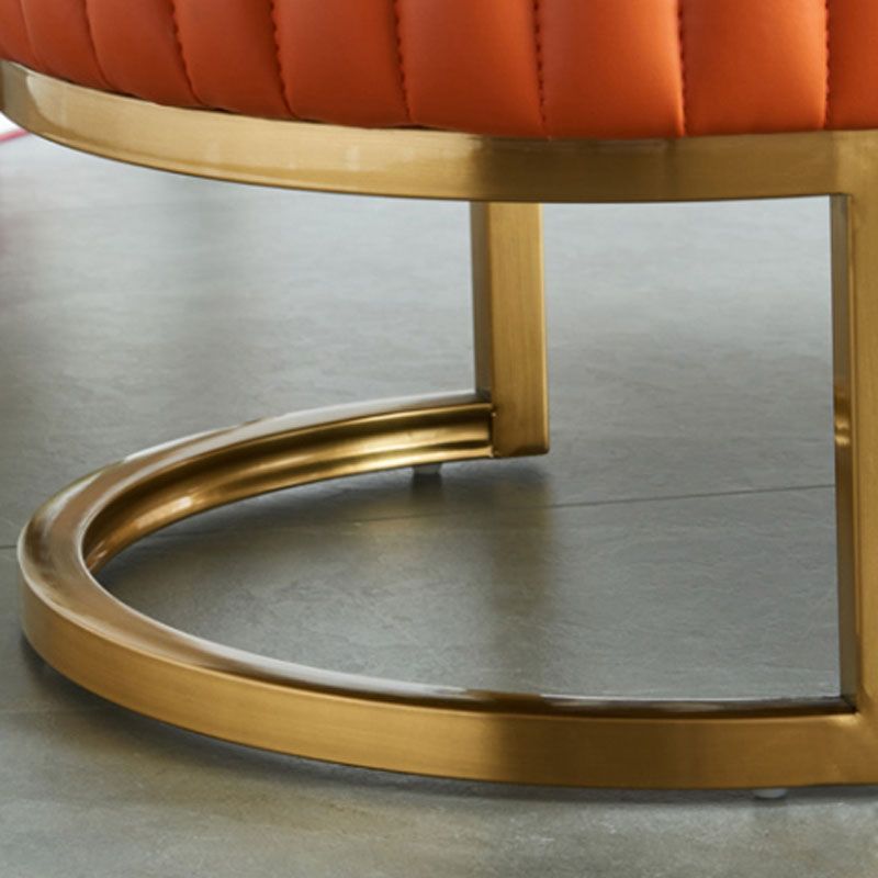 Modern Upholstered Bedroom Bench 16.5"H Seating Bench with Gold Metal Base Clearhalo 'Benches' 'Chairs & Seating' 'furn' 'furn_benches' 'Furniture' 'Living Room Furniture' 1200x1200_fb07ffda-1162-4797-bfdf-045302fdb6b2