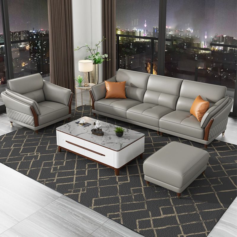 Canapé-coussin sectionnel contemporain canapé de bras pour le salon