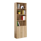 Closed Back Standard Storage Bookcase Nordic Wooden Bookshelf