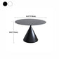 Modern Stone Pedestal Dining Table Matte Finish Round Table for Kitchen Clearhalo 'Dining Tables & Seating' 'Dining Tables' 'dining_table' 'furn' 'furn_dining_table' 'Furniture' 'furniture_dining_table' 'Kitchen & Dining Furniture' 'kitchen' 'kitchen_dining_table' 1200x1200_fb0e548c-d583-4164-9640-c732ed02bf01