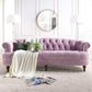 Classic Glam 3-seater Sofa Rolled Arm Couch with Tufted Back for Living Room Clearhalo 'Furniture' 'furniture_sofas' 'Living Room Furniture' 'Sofa' 'sofas' 1200x1200_fb103a6d-c465-4363-b277-b80d25e2a917