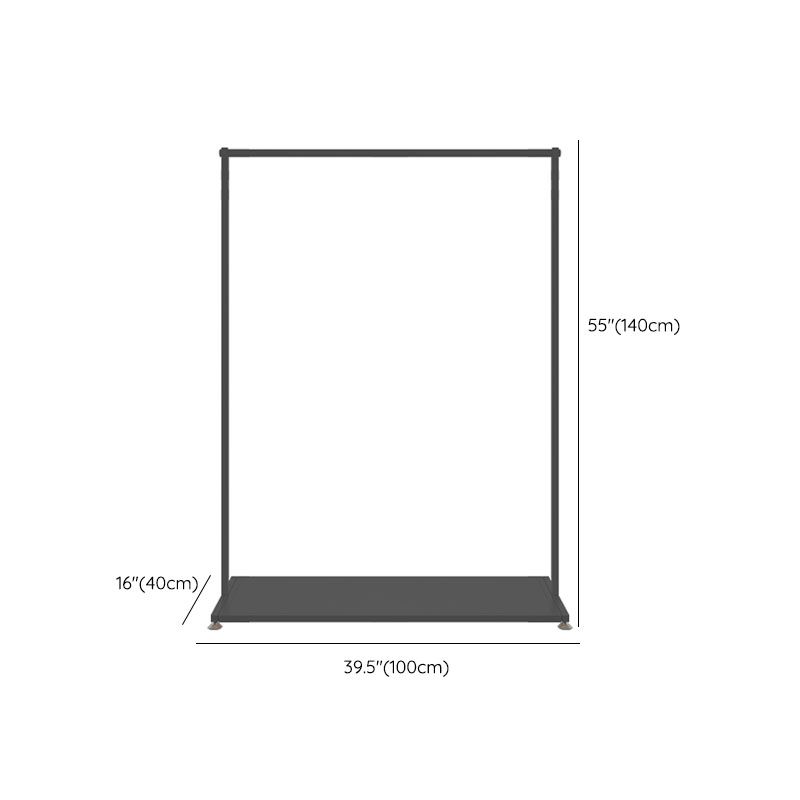 Approfilo in metallo nero stile moderno in stile pavimento per casa semplice appendiabiti