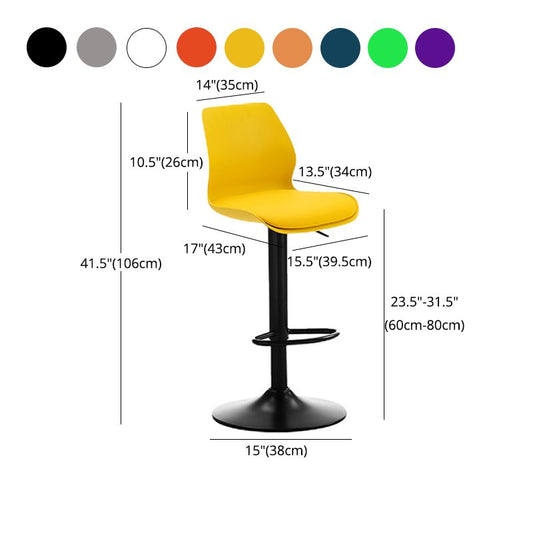 Height Adjustable Leather Barstool Industrial Counter Stool with Backrest Clearhalo 'Bar Furniture' 'Bar Stools' 'bar_stools' 'furn' 'furn_bar_stools' 'furniture_bar_stools' 'Kitchen & Dining Furniture' 'kitchen&dining_furn' 'kitchen' 'kitchen_furn' Furniture' 1200x1200_fb129d96-dfb8-4339-ac43-0131aee937f5
