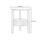 24" L x 24" W Farmhouse Side End Table Wooden Side Table with Shelve and Drawer Clearhalo 'Coffee & Accent Tables' 'End & Side Tables' 'end_side_table' 'end_side_tables' 'furn' 'furn_end_side_tables' 'Furniture' 'furniture_end_side_table' 'Living Room Furniture' 1200x1200_fb13a0b5-9bde-41e7-9335-9c808985cf69