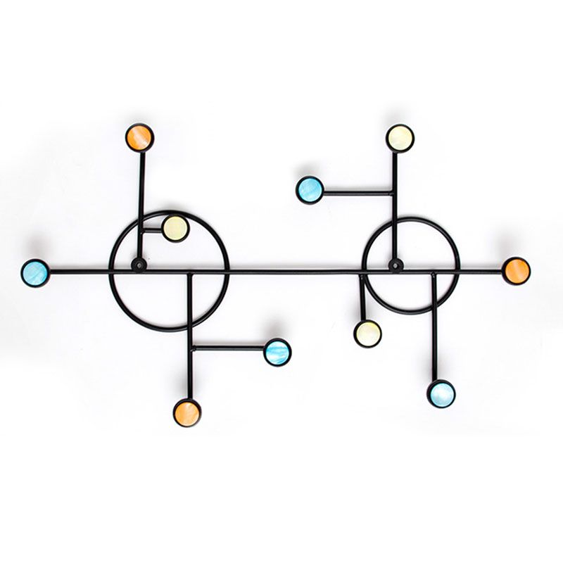 Moderner Stil Minimalistischer Kleiderbügel Heimwand Hängende Metallbedeckung Rack