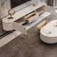 Glam TV Stand Console Stone TV Media Console pour salon