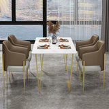 Glam 1/2/5/7 Pieces Dining Table Set Sintered Stone Table and Chair Set Clearhalo 'Dining Room Sets' 'Dining Tables & Seating' 'dining_room_set' 'furn' 'furn_dining_room_set' 'Furniture' 'furniture_dining_room_set' 'Kitchen & Dining Furniture' 'kitchen&dining_furn' 'kitchen' 1200x1200_fb160c1a-8a37-420c-8628-4bde64a86faa