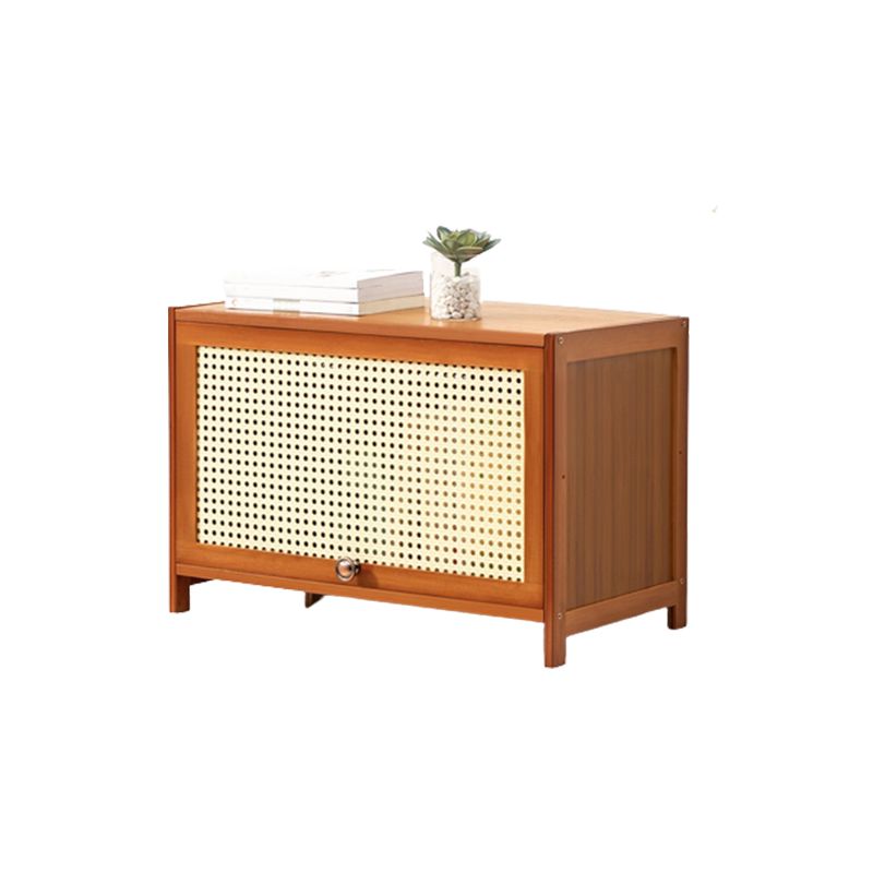 Contemporary Simple Rectangular Bamboo Cabinet with Doors in Brone Clearhalo 'Cabinets & Chests' 'cabinets_chests' 'furn' 'furn_cabinets_chests' 'Furniture' 'Living Room Furniture' 1200x1200_fb176bd5-99bd-412a-ba05-7b43fec042b0