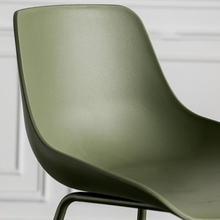 Modern Style Bar-stool Plastic Counter Bar Stool with Metal Legs Clearhalo 'Bar Furniture' 'Bar Stools' 'bar_stools' 'furn' 'furn_bar_stools' 'Furniture' 'furniture_bar_stools' 'Kitchen & Dining Furniture' 1200x1200_fb1993b3-b329-46b0-9362-3c9ada726002