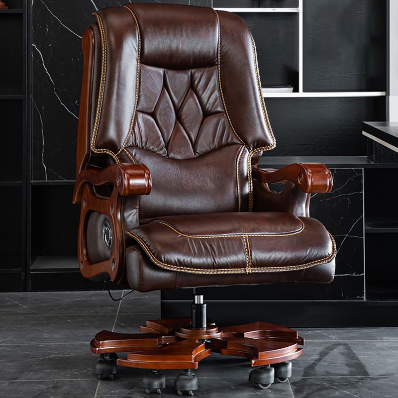 Base tradizionale in metallo reclinabile standard a colore girevole con poggiapiedi