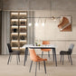 Industrial Sintered Stone 55" Wide Dining Table Rectangle Shape Table with 4 Legs Base Clearhalo ' dining_table' 'Dining Tables & Seating' 'Dining Tables' 'furn' 'furn_dining_table' 'Furniture' 'furniture_dining_table' 'Kitchen & Dining Furniture' 'kitchen&dining_furn' 'kitchen' 'kitchen_dining_table' 1200x1200_fb1ac55b-dfaa-467b-a952-5ef05802d8e1