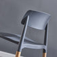 Modern Square Open Back Dining Chair Plastic Stackable Side Dining Chairs for Kitchen Clearhalo ' kitchen&dining_furn' 'Dining Chairs' 'Dining Tables & Seating' 'dining_chair' 'furn' 'furn_dining_chair' 'Furniture' 'furniture_dining_chair' 'Kitchen & Dining Furniture' 'kitchen' 1200x1200_fb1bf03e-7d15-412f-8ff9-532b53e9e7d2